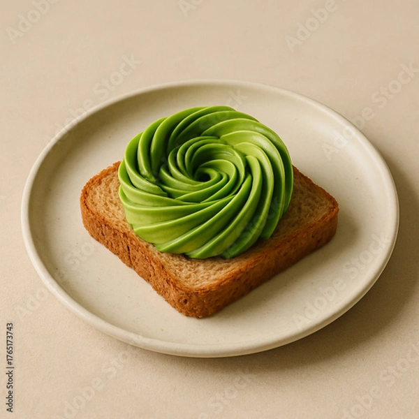 Obraz Sliced Avocado on Toast