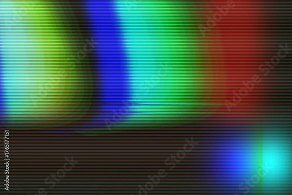 Fototapeta Test screen glitch texture background television display design
