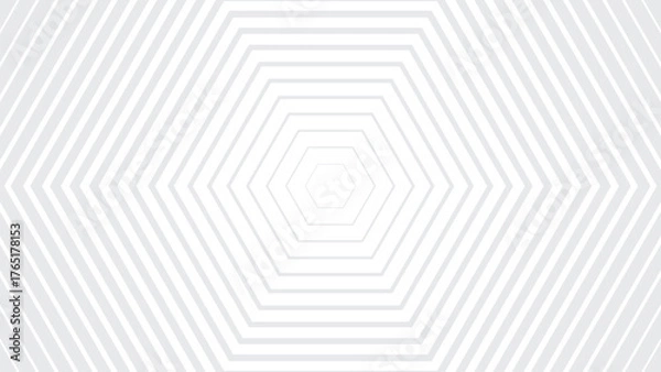 Fototapeta hexagonal background white simple