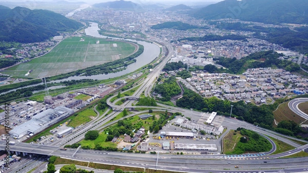 Obraz 高速道路のサービスエリア