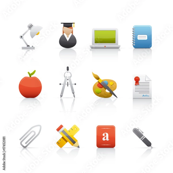 Obraz Icon Set - Education