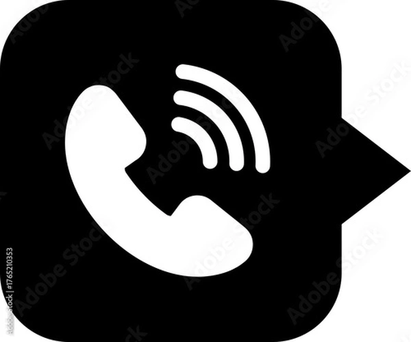 Fototapeta 전화 아이콘