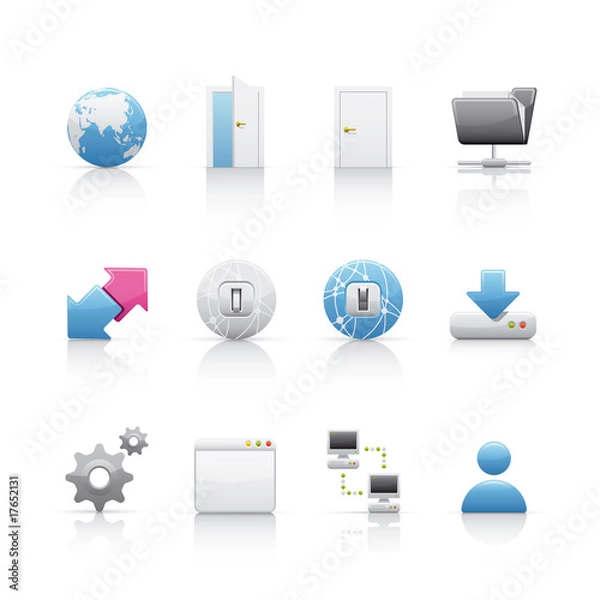 Obraz Icon Set - Internet