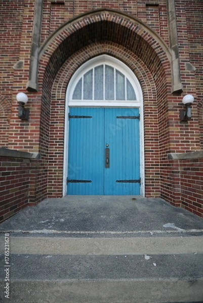Obraz old church door