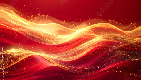 Obraz クリスマスカラーの背景