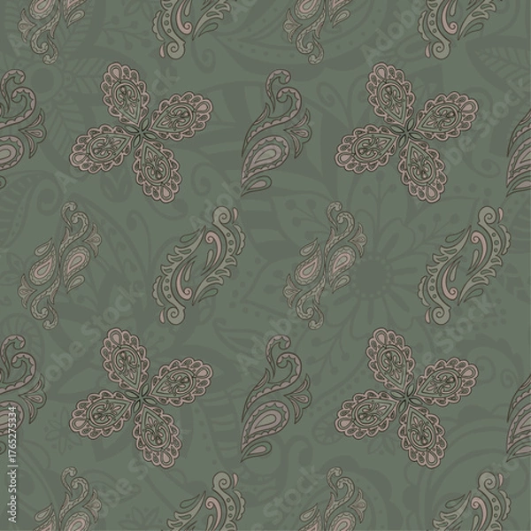 Obraz Curley paisley design pattern
