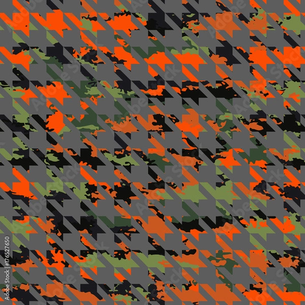Fototapeta Vector pattern camouflage