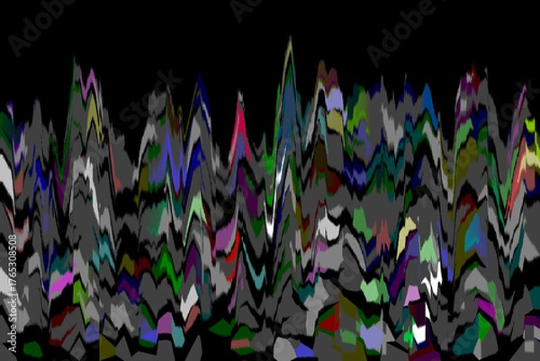 Fototapeta Ondas de colores