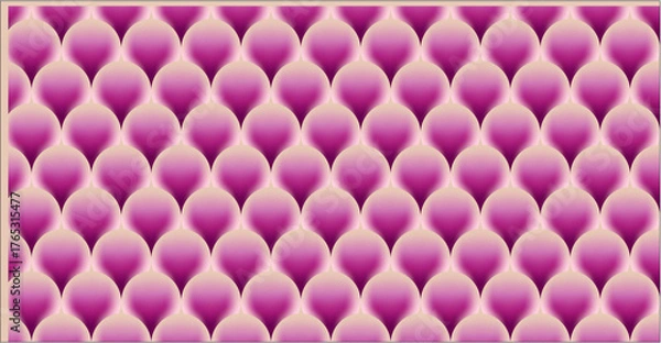 Fototapeta Pink Gradient Petal Seamless Pattern Background.