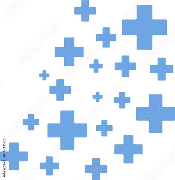 Obraz Medical Cross Seamless Pattern