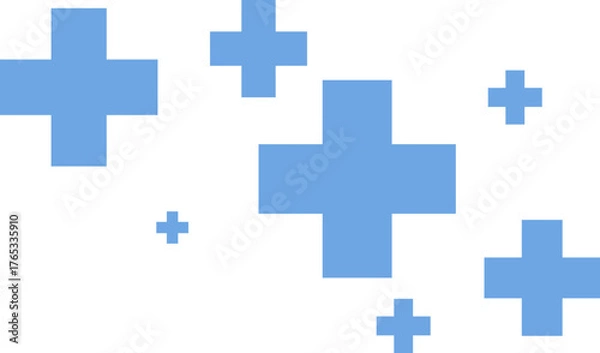 Obraz Medical Cross Seamless Pattern