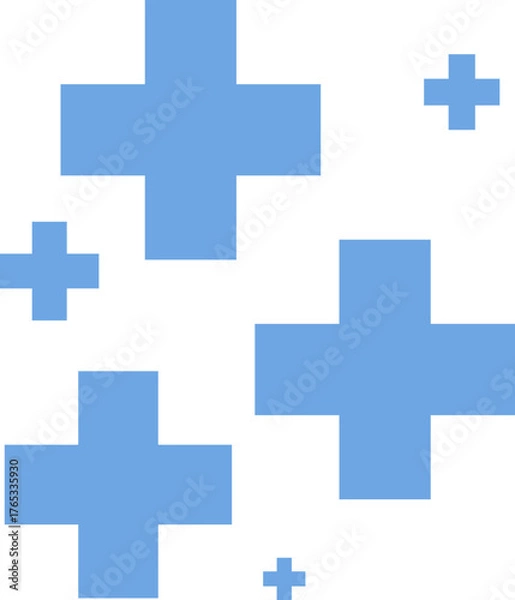 Obraz Medical Cross Seamless Pattern