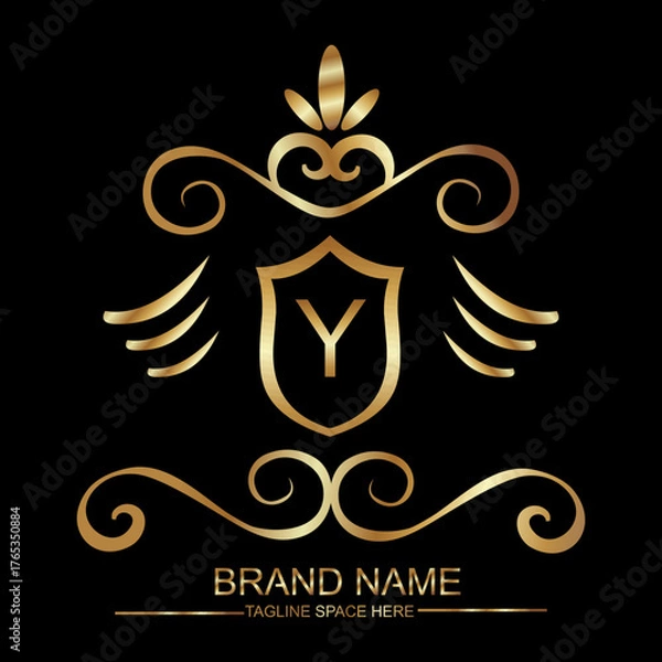 Obraz Elegant Emblem Logo 