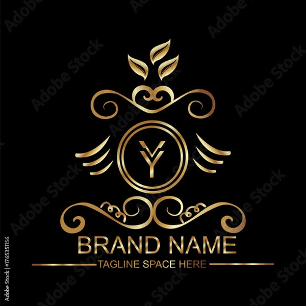 Obraz Elegant Emblem Logo 