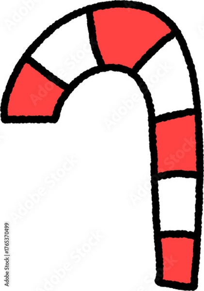 Fototapeta 크리스마스 지팡이