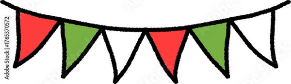 Fototapeta 크리스마스 가랜드