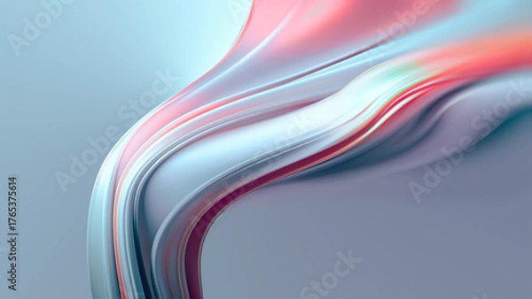 Obraz Soft Flowing Colors Create a Serene Abstract Background