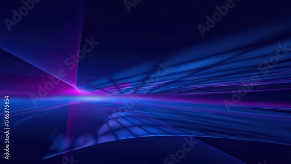 Obraz Colorful Abstract Background With Dynamic Light Patterns