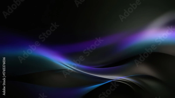 Fototapeta Vivid Abstract Background Showcasing Smooth Flowing Colors