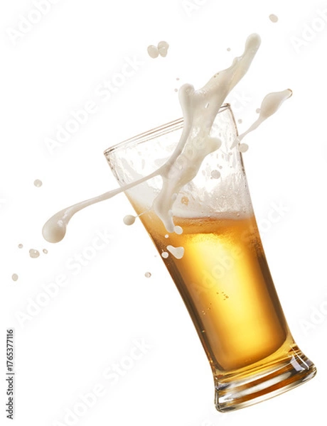 Obraz splashing beer