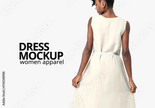 Obraz Elegant Dress Mockup Design PSD