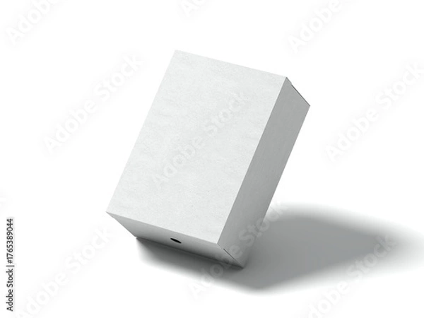 Obraz Shoe Box 3D Render Isolated White for Mockup 4
