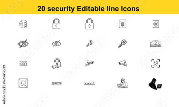 Obraz Black and white icon design element target reticle concept vector graphic