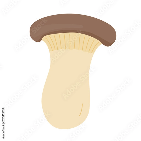 Obraz エリンギの主線無しイラスト