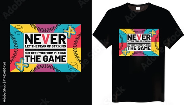 Fototapeta Minimalist Typography Graphic T-Shirts Design