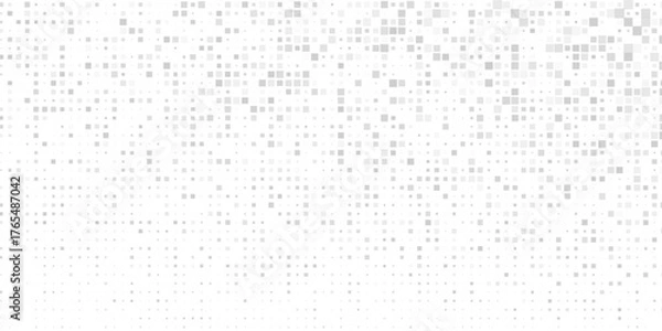 Fototapeta Modern rectangle 20% abstract halftone gradient texture. Vanishing polka dot abstract modern abstract