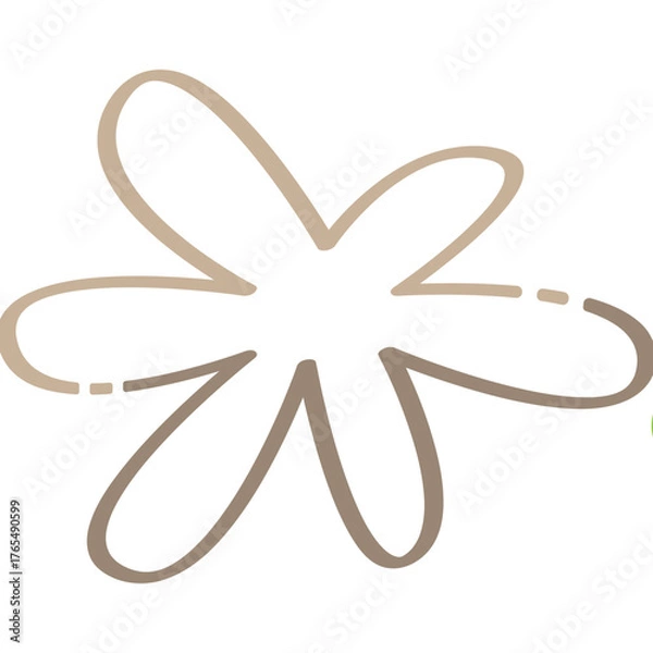 Obraz Abstract Botanical Branch Illustration