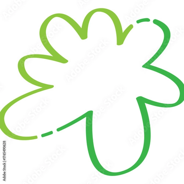 Obraz Abstract Botanical Branch Illustration