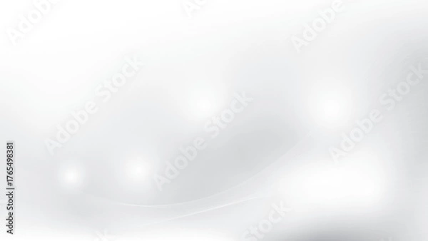 Obraz Abstract  white and gray color, modern design stripes background with curve lines, wavy pattern. Vector illustration.