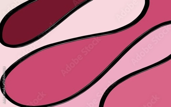 Fototapeta Wave pink romance background abstract 