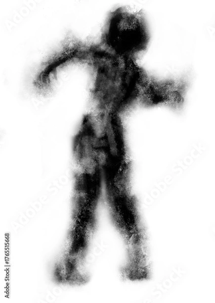 Fototapeta モヤモヤした煙のような姿の幽霊