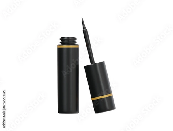 Fototapeta Eyeliner icon 3d render illustration