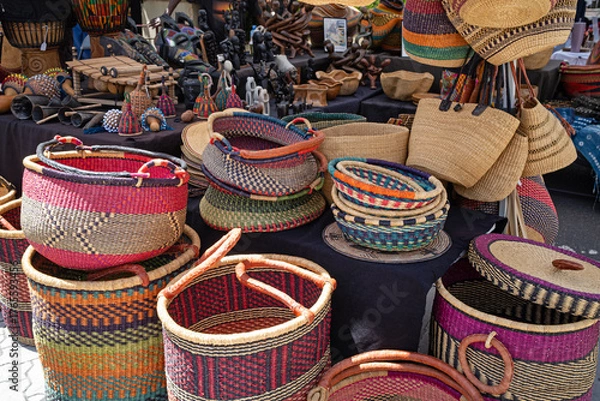 Obraz Baskets in the Market