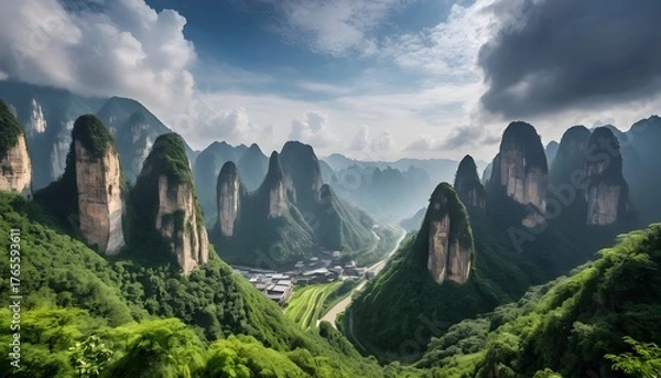 Obraz Scenic Mountain Landscape