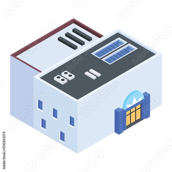 Fototapeta  Data Center Vector icon which can easily modify or edit
