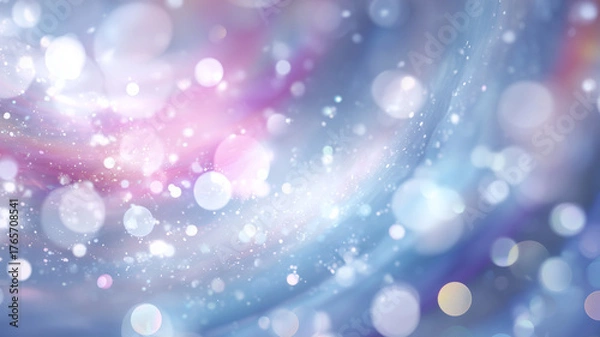 Fototapeta Soft Pastel Bokeh Lights with Dreamy Atmosphere