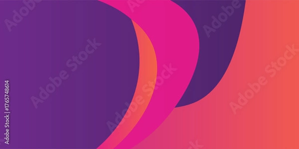 Fototapeta Stock vector geometric coloful circle backround. Trendy gradient shapes composition,eps 10