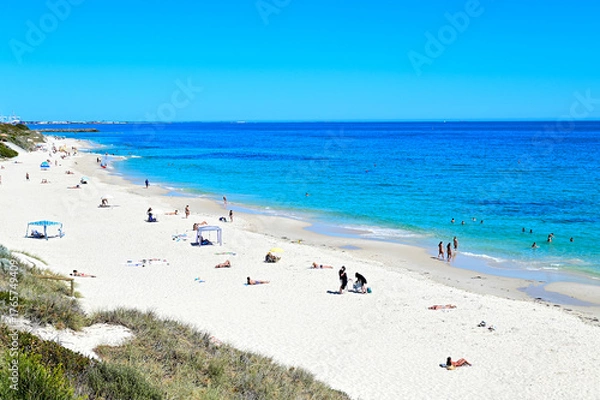 Fototapeta オーストラリア西海岸のパースにあるビーチのとても美しい風景