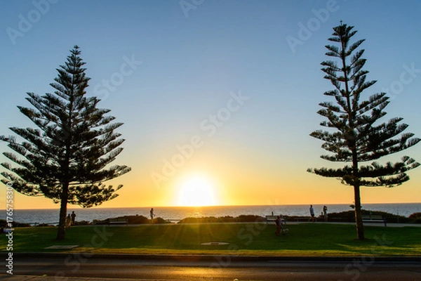 Fototapeta オーストラリア西海岸で眺めるインド洋の超絶景な夕暮れ