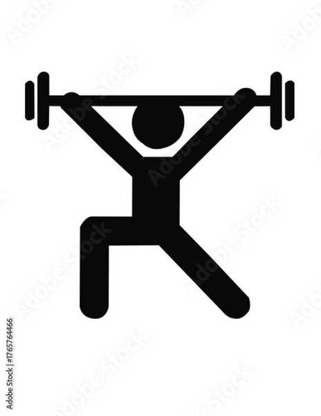 Obraz silhouette of a man with a sword