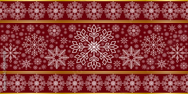 Fototapeta christmas background with snowflakes. Vector eps