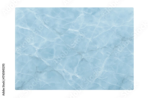 Obraz Blue marble stone texture surface with transparent background