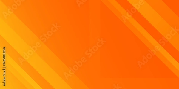 Obraz Abstract orange background with diagonal lines. Vector background.