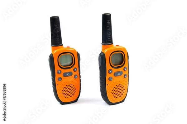 Fototapeta walky talky isolated on white