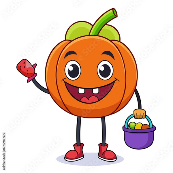 Obraz halloween pumpkin cartoon