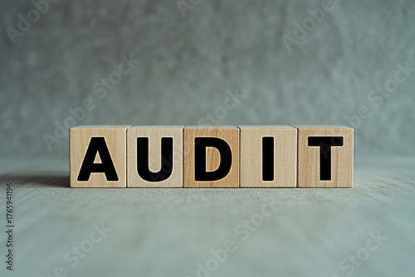 Fototapeta Audit process review financial audit compliance audit internal audit external audit business audit risk audit